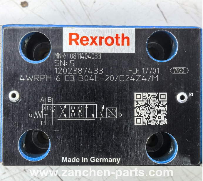 Rexroth 0811404033 Proportional Directional Valve 4WRPH6C3B04L-20/G24Z4/M